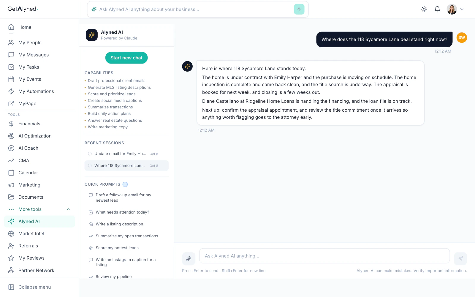 A question about the demo deal and its answer.